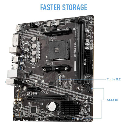 MSI A520M-A PRO Gaming Motherboard  (Refurbished)