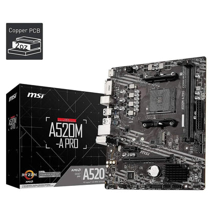 MSI A520M-A PRO Gaming Motherboard  (Refurbished)