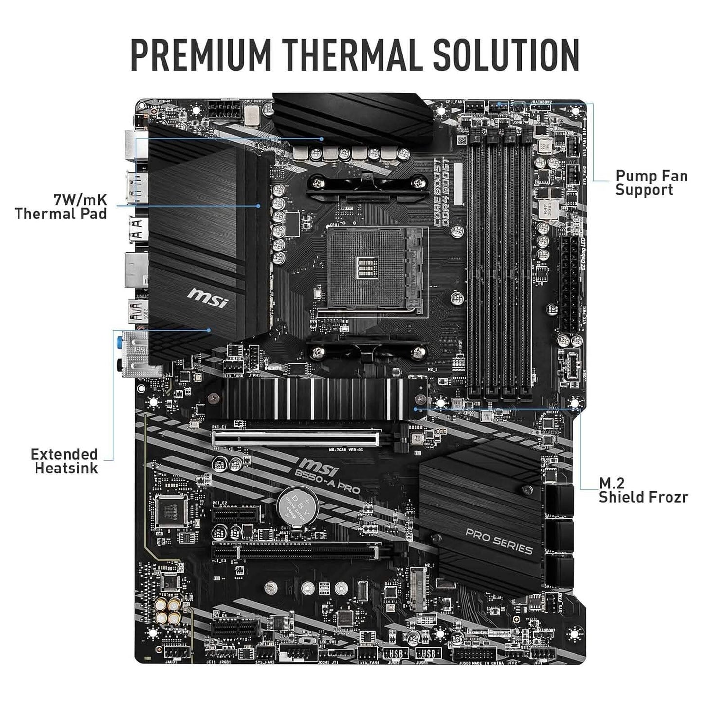 MSI B550-A PRO ProSeries Motherboard (Refurbished)