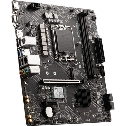 MSI PRO H610M-G WiFi DDR4 ProSeries Motherboard (mATX, 12th/13th Gen Intel Core, LGA 1700 Socket, DDR4, PCIe 4, 2.5G LAN, M.2 Slots, USB 3.2, Wi-Fi 6)  (Refurbished)
