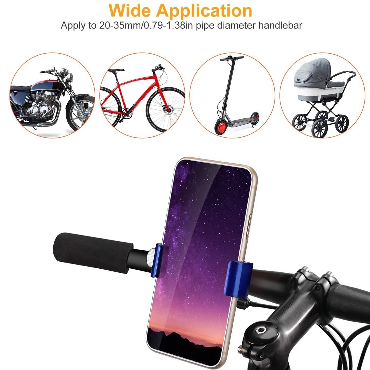 MTB Bike Handler Phone Holder