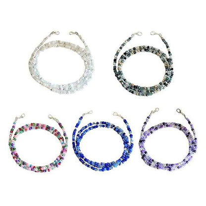 Multi-Color Face Mask Holder Beads Chain
