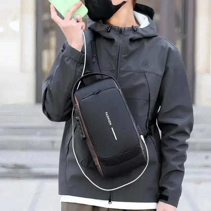 Multi-functional Trendy Sling Bag with Password Lock