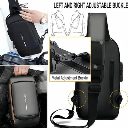 Multi-functional Trendy Sling Bag with Password Lock