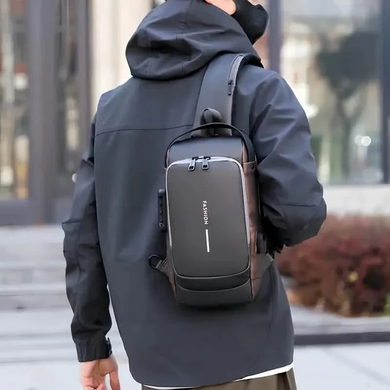 Multi-functional Trendy Sling Bag with Password Lock