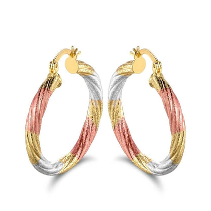 Multi Gold Hoop Earrings - Assorted Styles