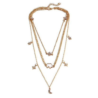 Multi-layer Necklace Clavicle Chain