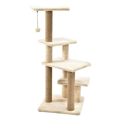 Multi-Platform Cat Condo Tree Tower With Scratching Post