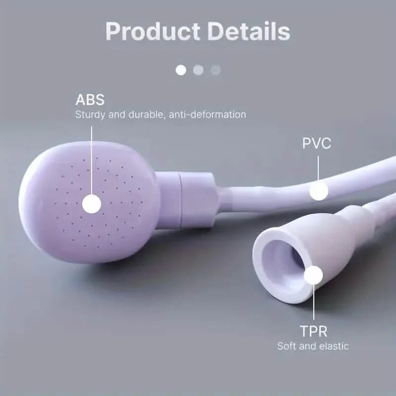 Multi-Purpose Faucet Sprayer for Washing Hair and Pet Bathing