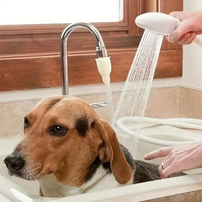 Multi-Purpose Faucet Sprayer for Washing Hair and Pet Bathing