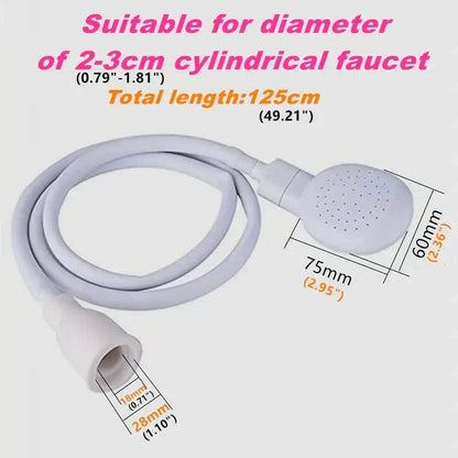 Multi-Purpose Faucet Sprayer for Washing Hair and Pet Bathing