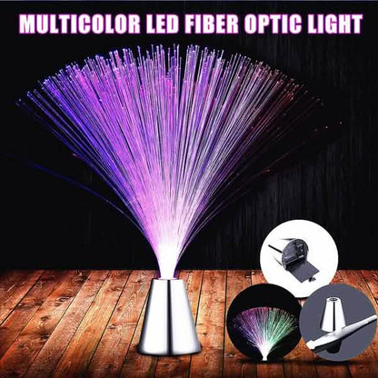 Multicolor LED Fiber Optic Light Lamp
