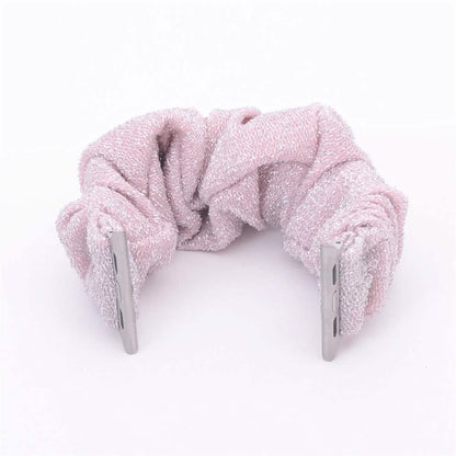 Multifunction Hair Scrunchie Apple Watch Band - Assorted Colors
