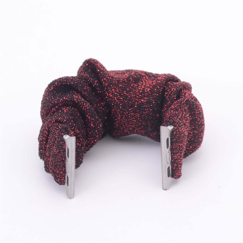 Multifunction Hair Scrunchie Apple Watch Band - Assorted Colors
