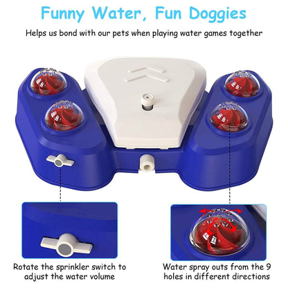 Multifunctional Automatic Pet Water Dispenser Outdoor Step-on Activated Sprinkler