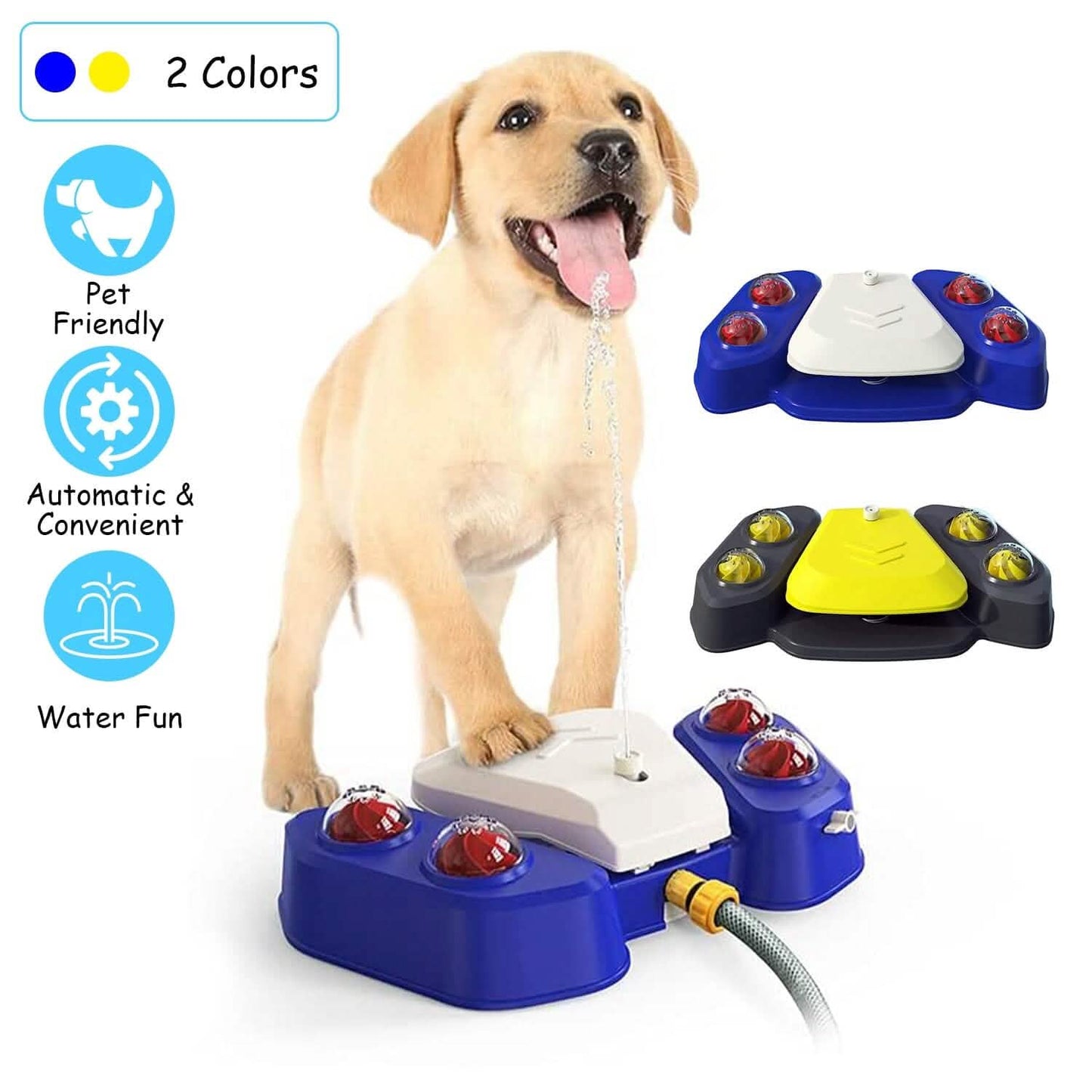 Multifunctional Automatic Pet Water Dispenser Outdoor Step-on Activated Sprinkler