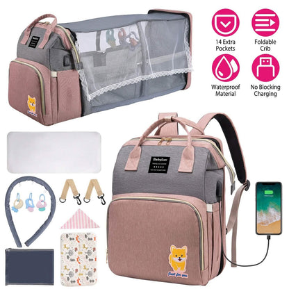 Multifunctional Diaper Bag Backpack
