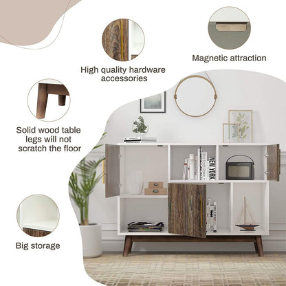 Multifunctional Storage Cabinet Modern Buffet or Kitchen Sideboard