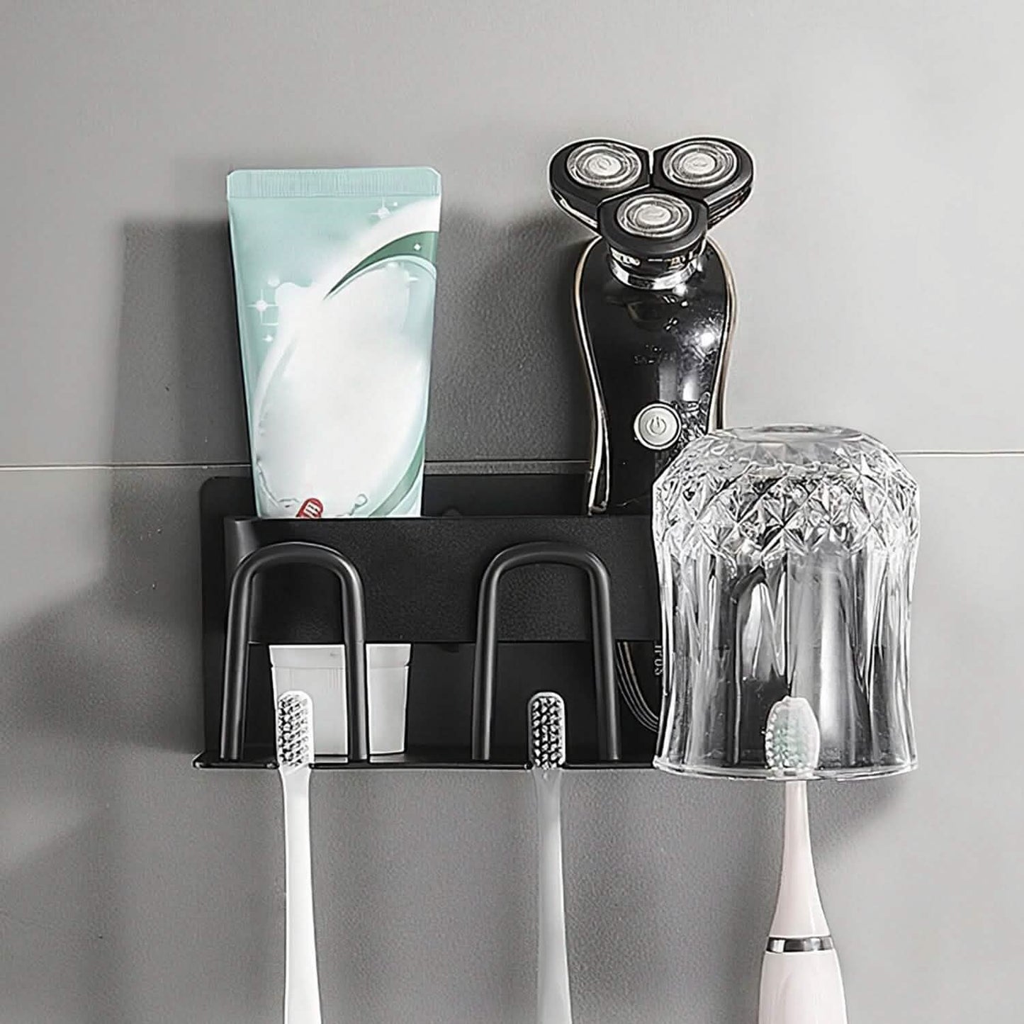 Multifunctional Toothbrush Holder Rack Organizer