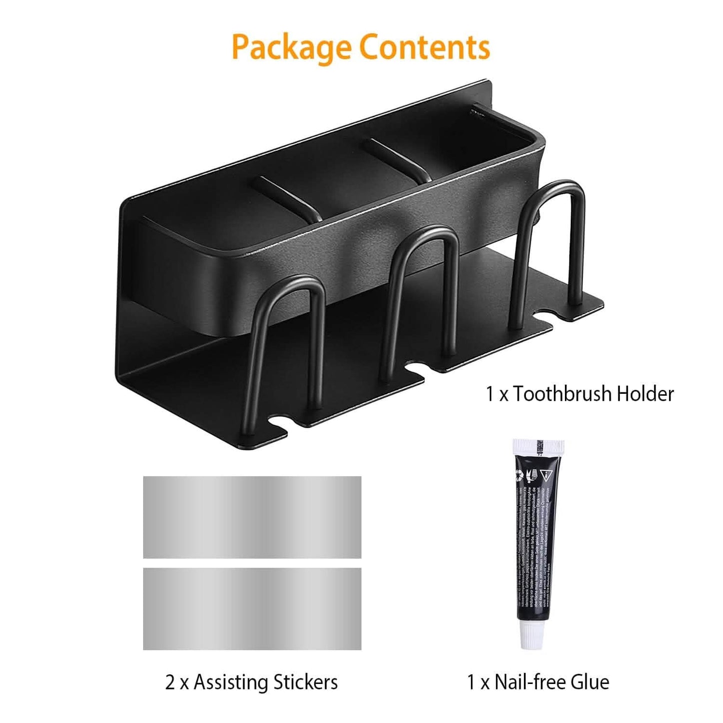 Multifunctional Toothbrush Holder Rack Organizer