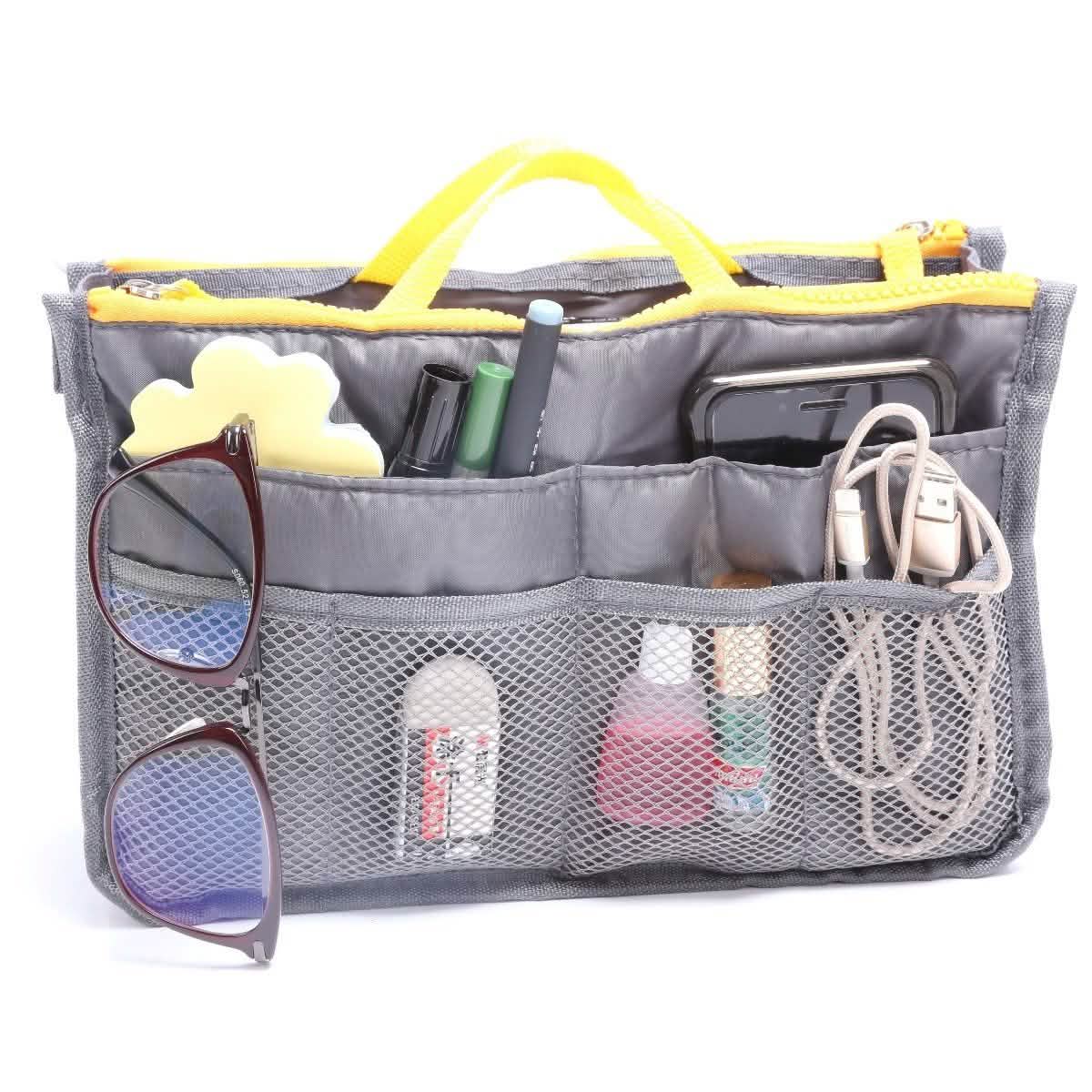Multiple Pockets Cosmetic/Purse Organizer Bag