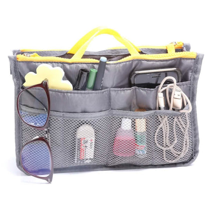 Multiple Pockets Cosmetic/Purse Organizer Bag