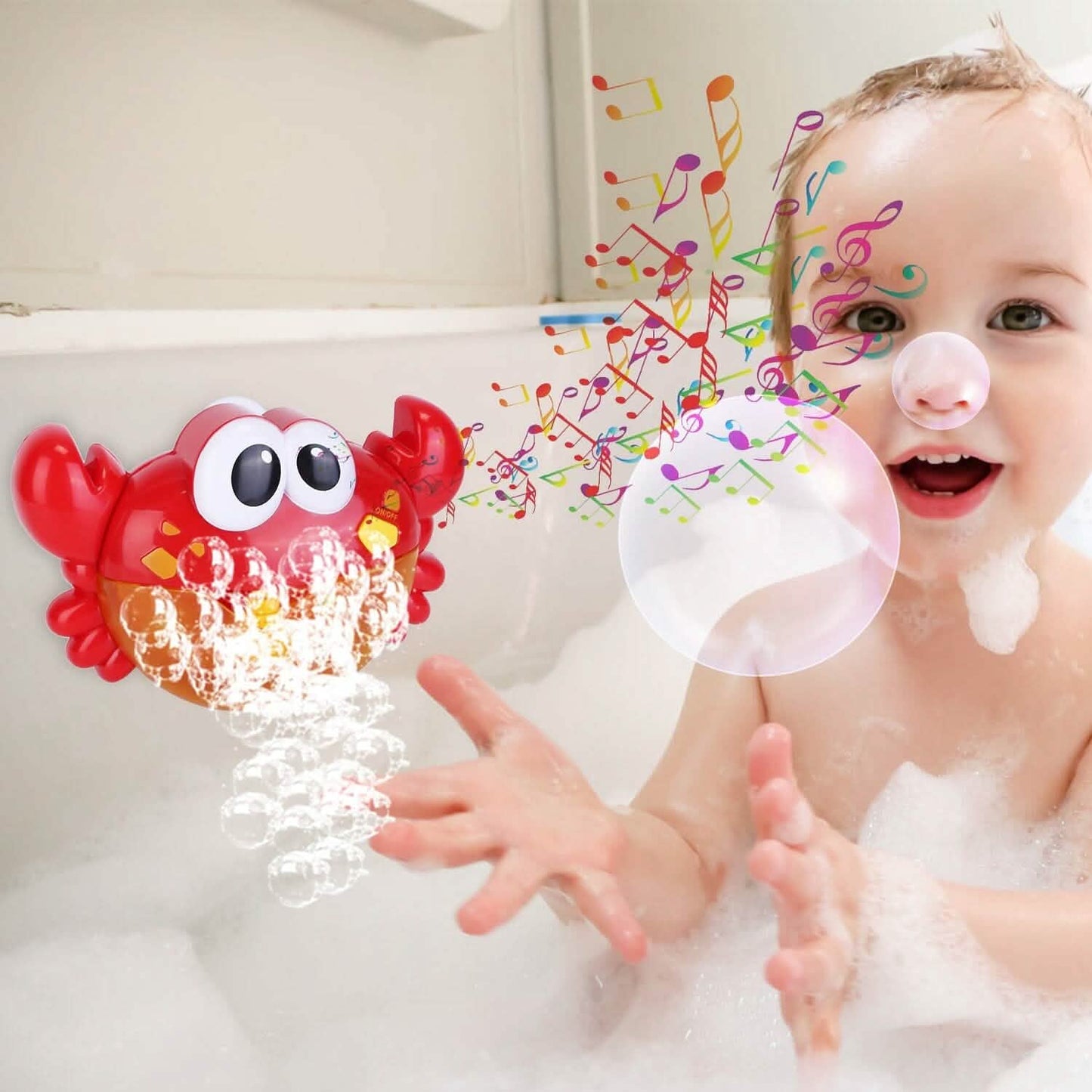 Musical Bubble Bath Maker for Bathtubs Toddler Bubble Machine