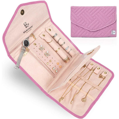 MyAmore' Jewelry Roll Travel Case