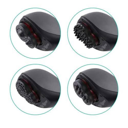 Naipo Handheld Massager with Heat & 4 Attachments