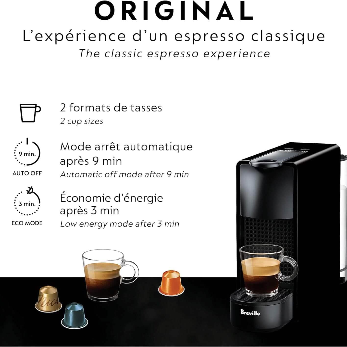Nespresso Essenza Mini Espresso Machine by Breville  (Refurbished)