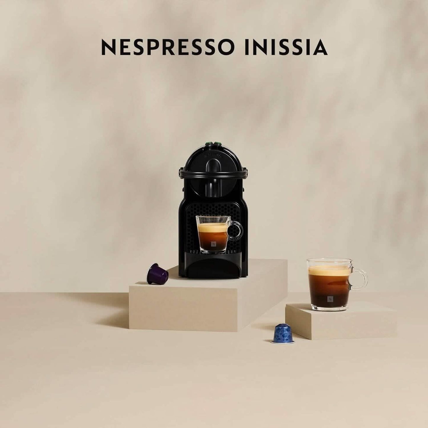 Nespresso Inissia 24 Ounce Espresso and Lungo Coffee Machine with Energy-Saving Mode  (Refurbished)
