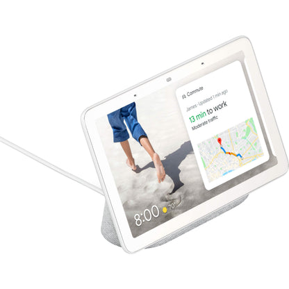 Google Nest Hub Smart Display with Google Assistant - Chalk