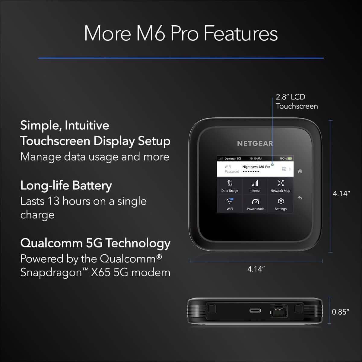 NETGEAR Nighthawk M6 Pro 5G Mobile Hotspot  (Refurbished)