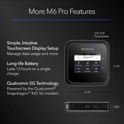 NETGEAR Nighthawk M6 Pro 5G Mobile Hotspot  (Refurbished)