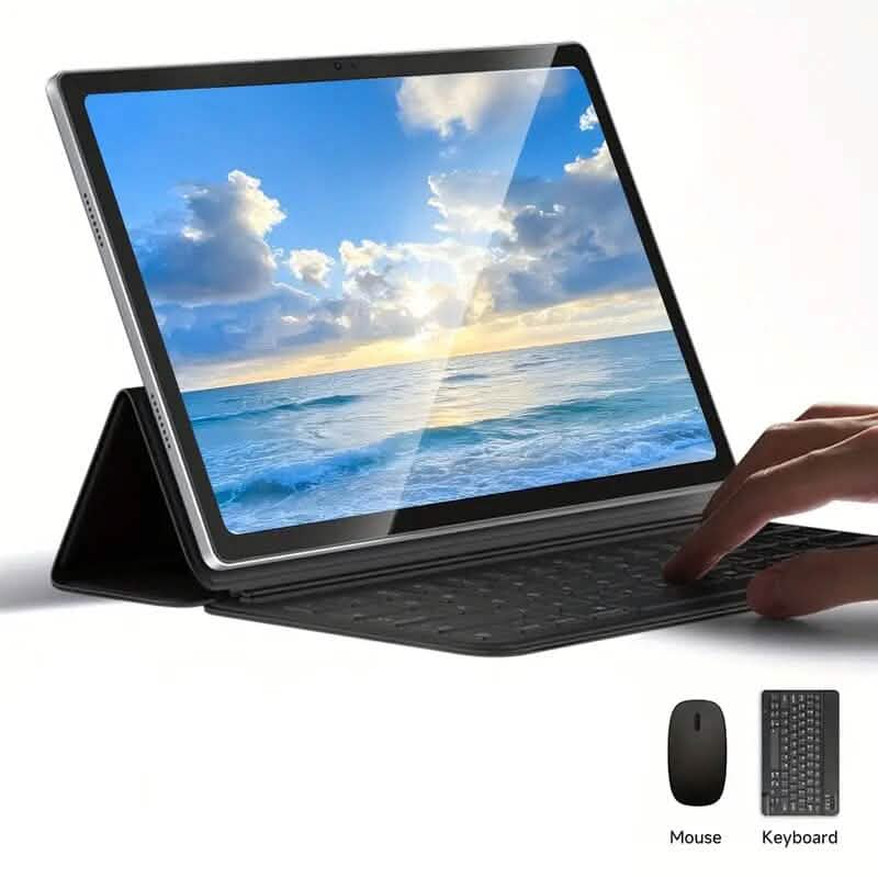 Android 14 Tablet 10.1" 12GB RAM 128GB ROM with Keyword and Mouse