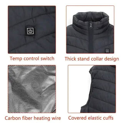Nine Districts Intelligent Heating Vest Electric Heating