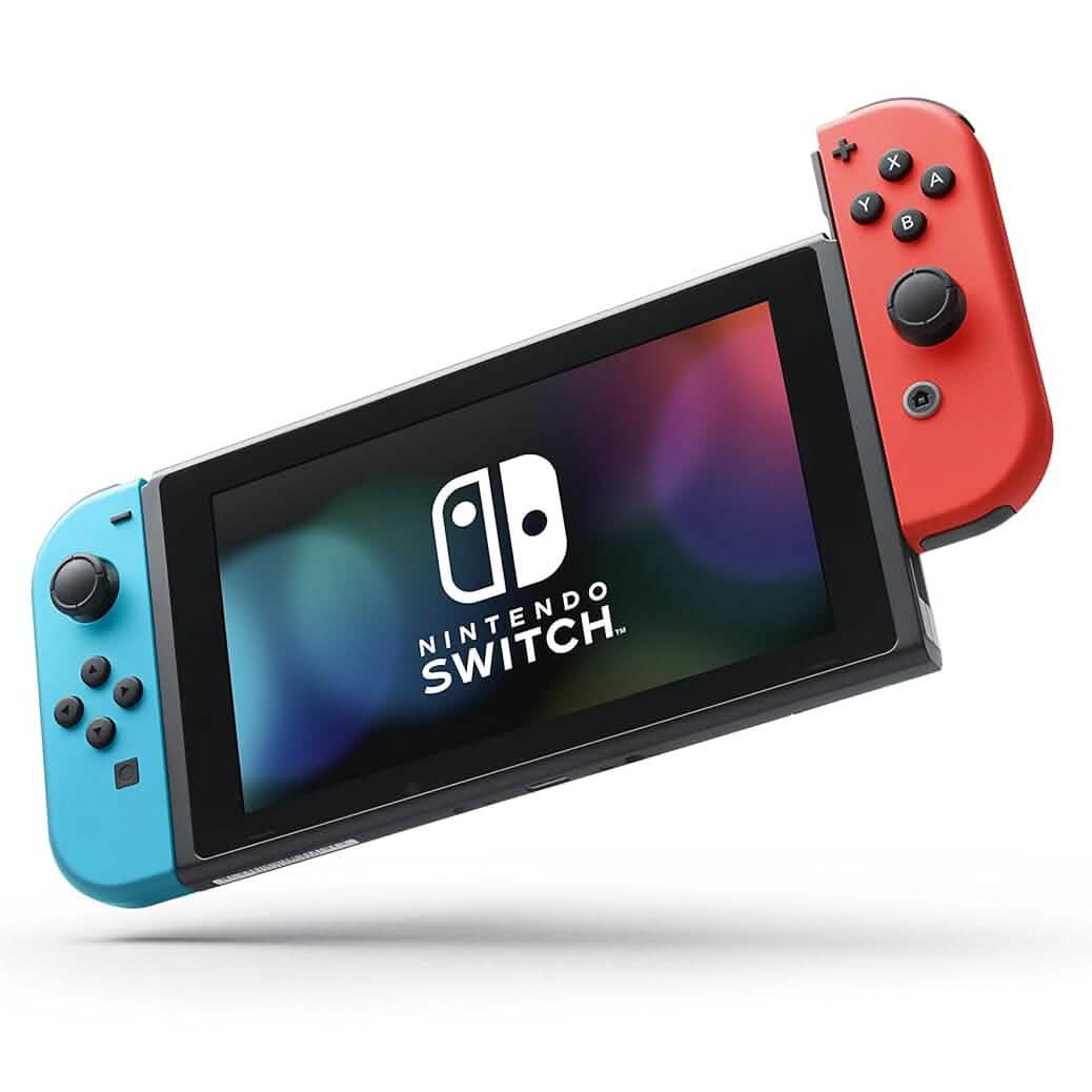 Nintendo Switch – OLED Model w/ Neon Red & Neon Blue Joy-Con (Refurbished)
