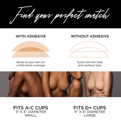 Nipple Covers Adhesive Silicone Pasties with Travel Box