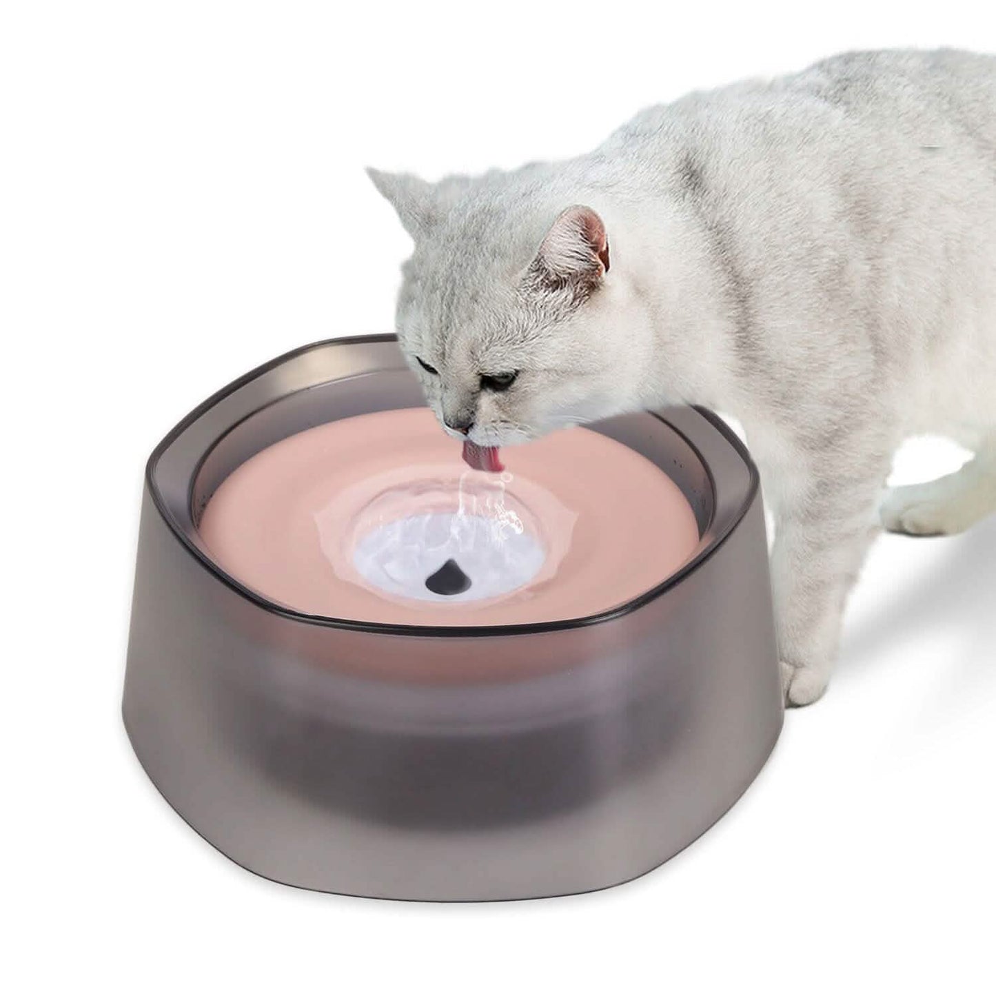 No Spill Dog Cat Water Bowl Spill Proof Slow Water Feeder
