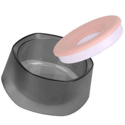 No Spill Dog Cat Water Bowl Spill Proof Slow Water Feeder