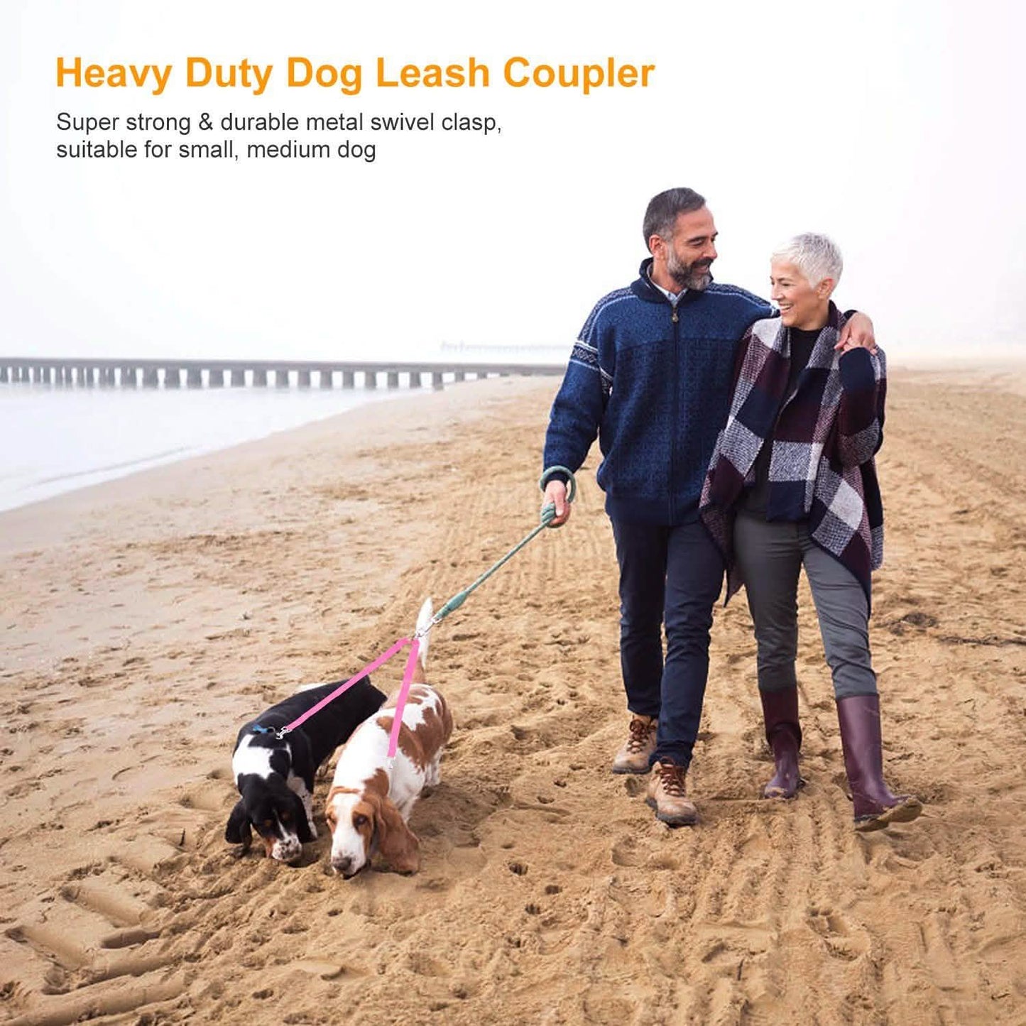 No-Tangle Dual Dogs Leash