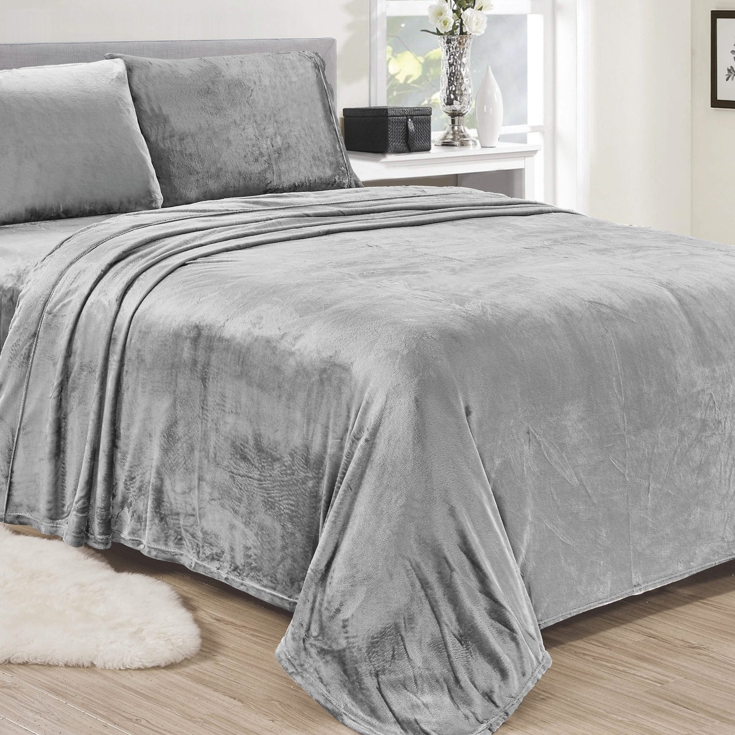Noble House Lavana Microplush Sheet Set