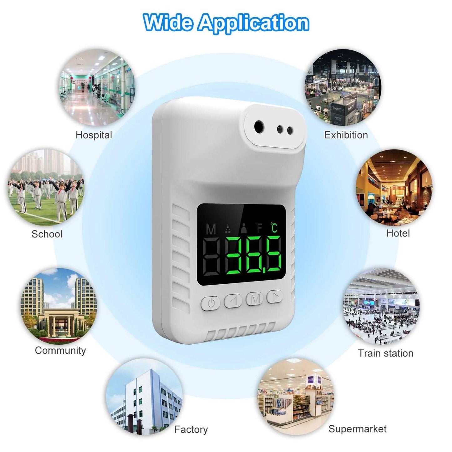 Non-Contact Infrared Forehead Thermometer
