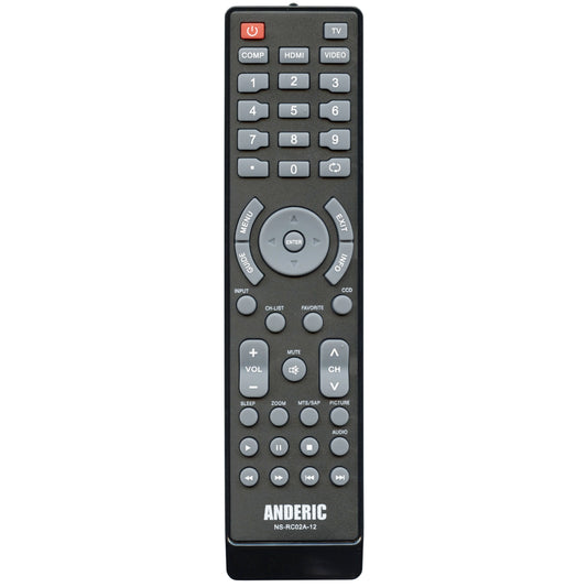 Anderic NSRC02A12 Replacement TV Remote Control for Insignia