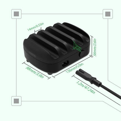 NTONPOWER Smartphone Charging Station 5 USB Ports Dock & Organizer