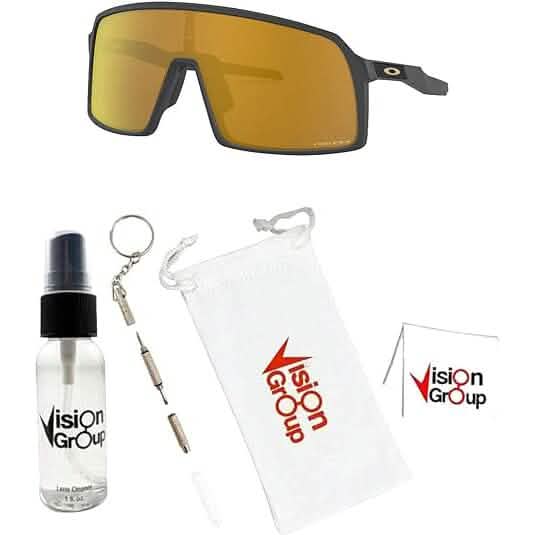 Oakley OO9406 Sutro Sunglasses+ Vision Group Accessories Bundle (Refurbished)