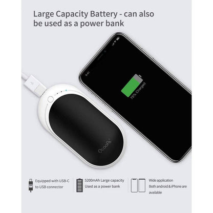 OCOOPA 5200 mAh Electric Portable Pocket Hand Warmer/Power Bank