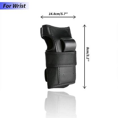 Odoland Knee and Elbow Waist Pads for Cycling, Skating, Mini Biking Riding Adjustable Size