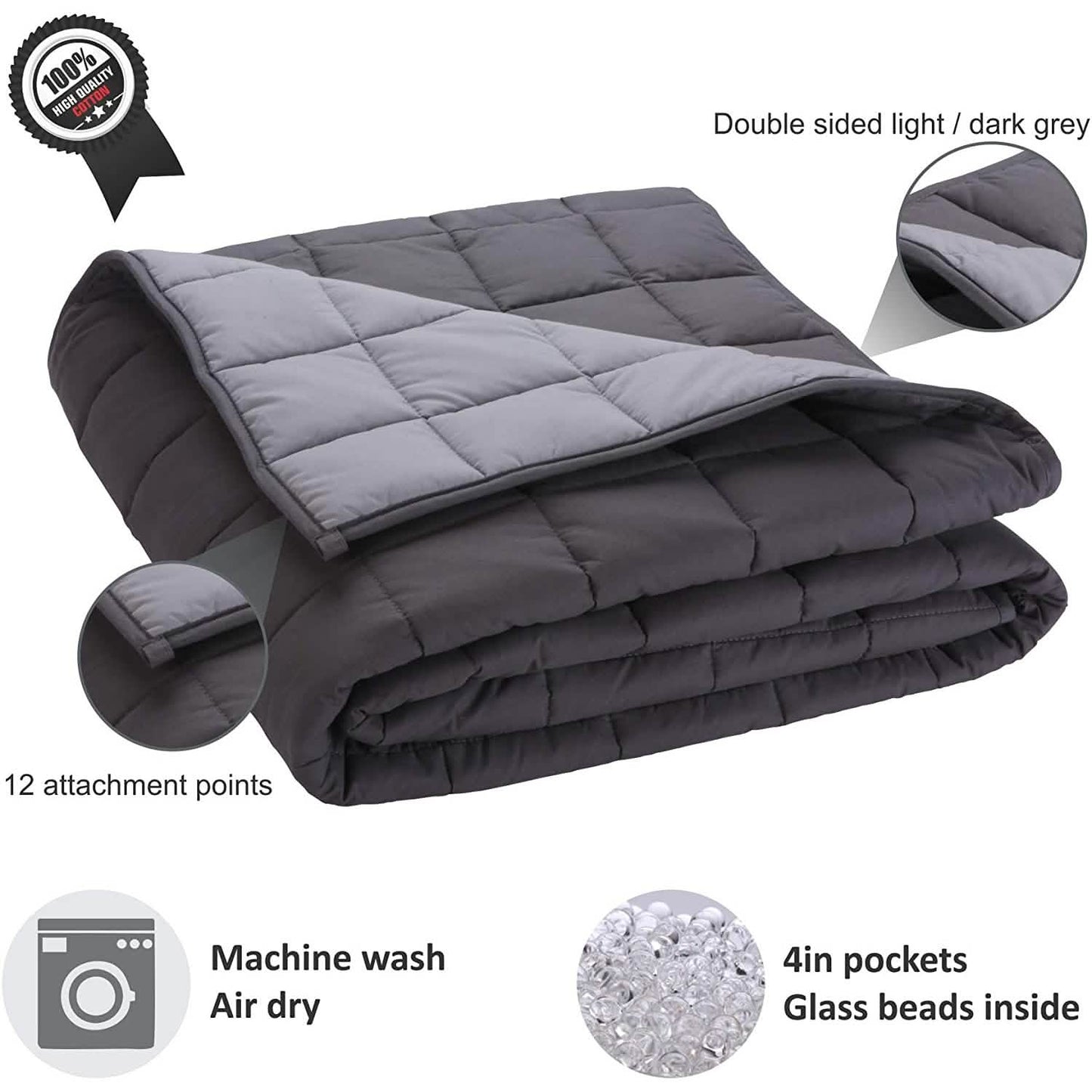 Olsen & Smith Dual Sided Premium Weighted Blanket