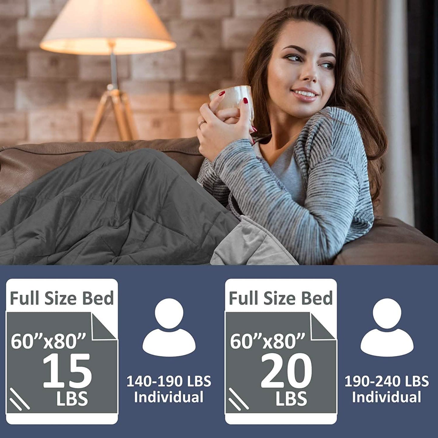 Olsen & Smith Dual Sided Premium Weighted Blanket